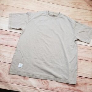 Kita Made Shirt Mens Large Beige Crewneck Let It Different Minimalist‎
